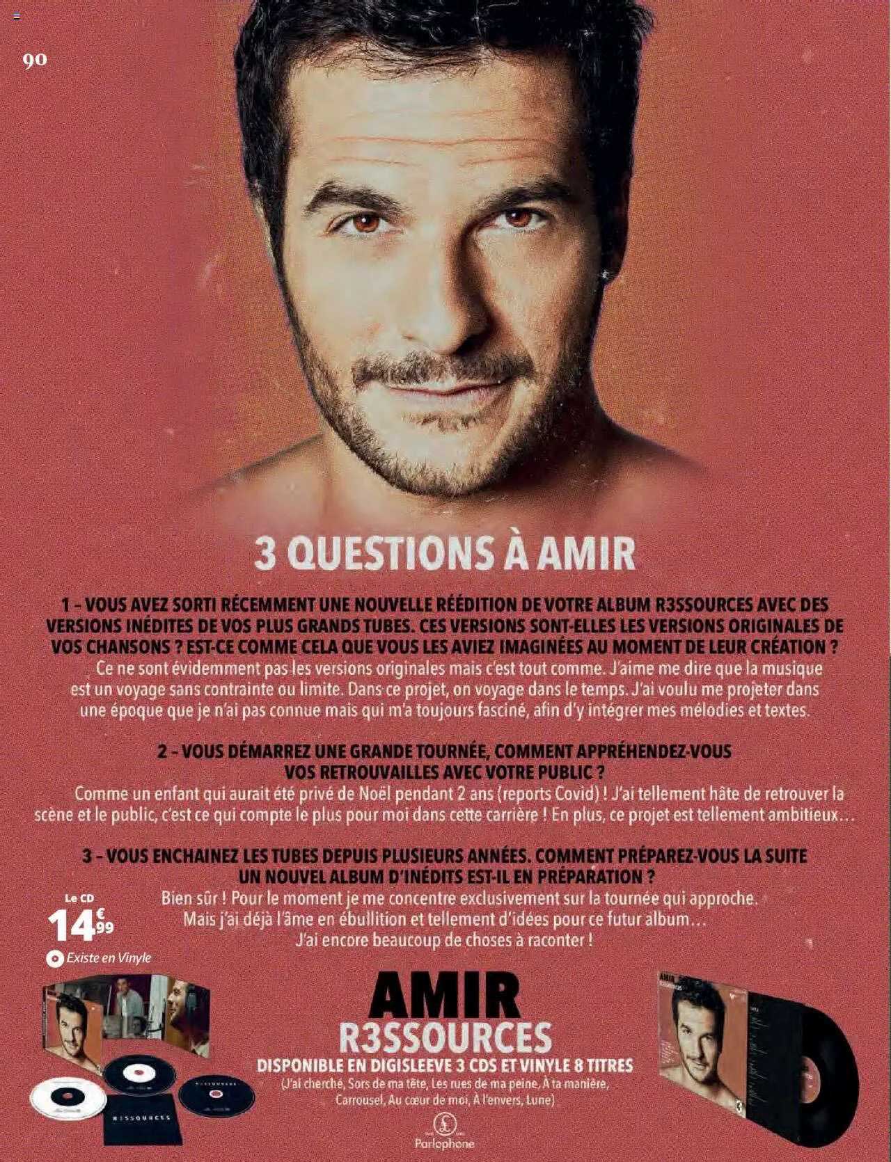 3 questions à amir