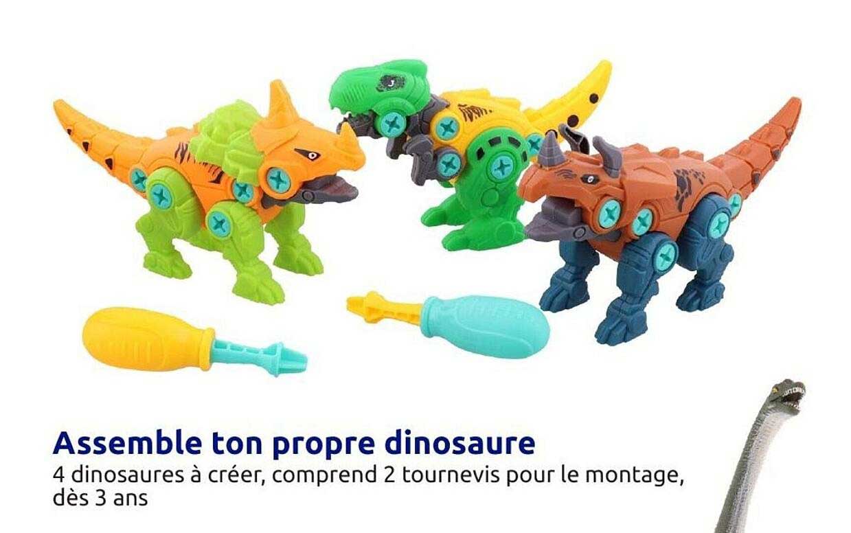 assemblé ton propre dinosaure