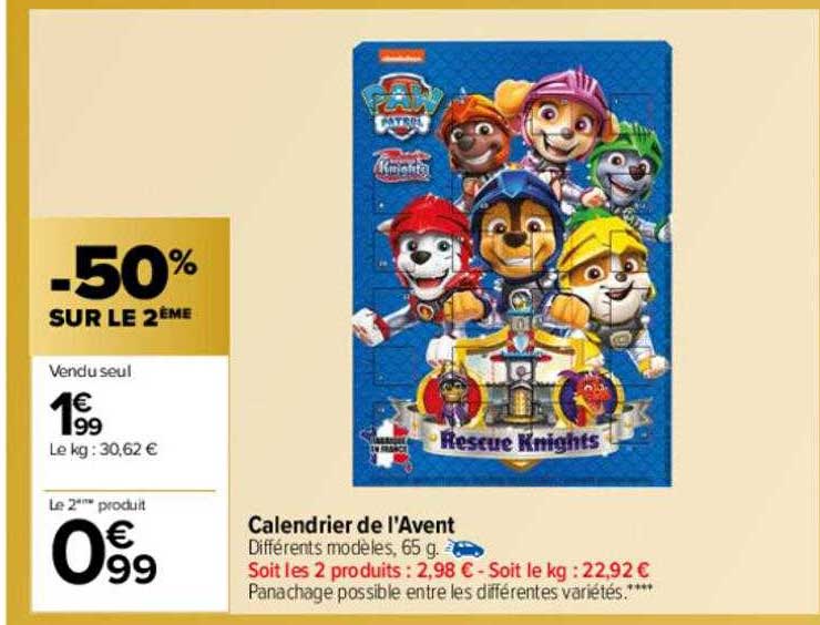 calendrier de l'avent