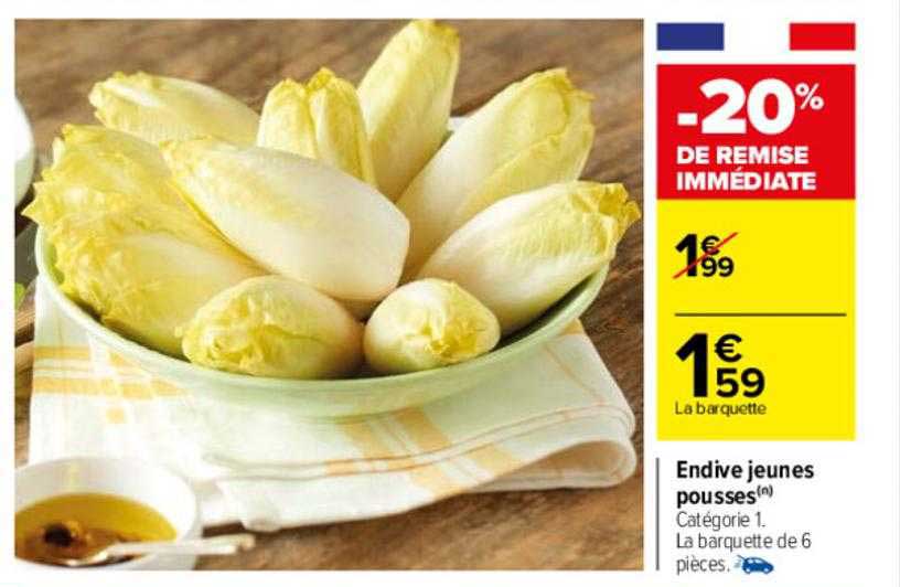 endive jeunes pousses