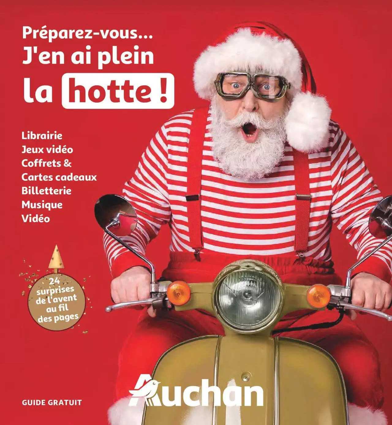 librairie, jeu vidéo, coffrets & cartes cadeaux, billetterie, musique, vidéo auchan