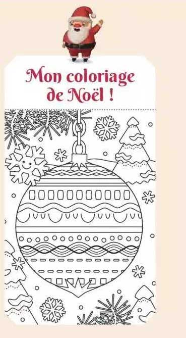 mon coloriage de noël!
