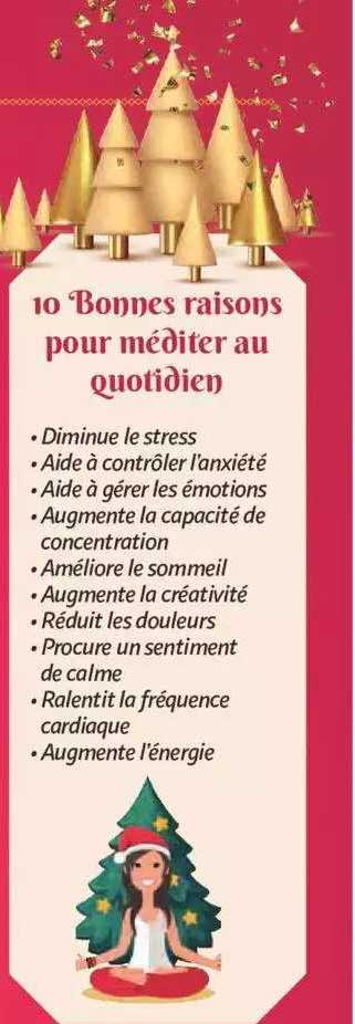 10 bonnes raisons pour méditer au quotidien