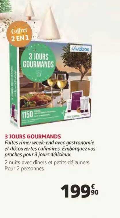 3 jours gourmands vivabox