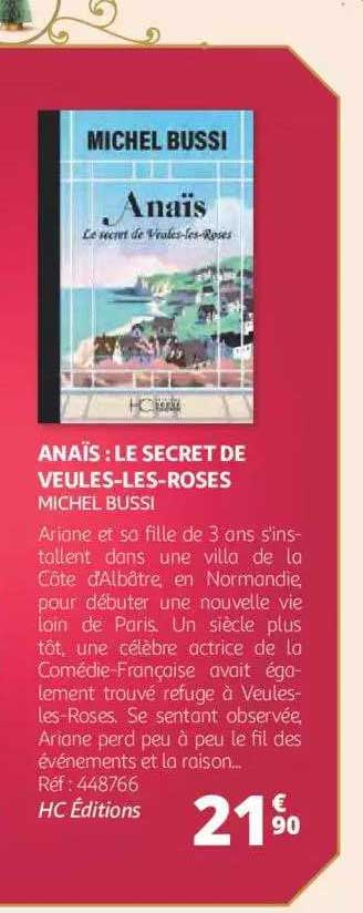 anaïs : le secret de veules-les-roses - michel bussi