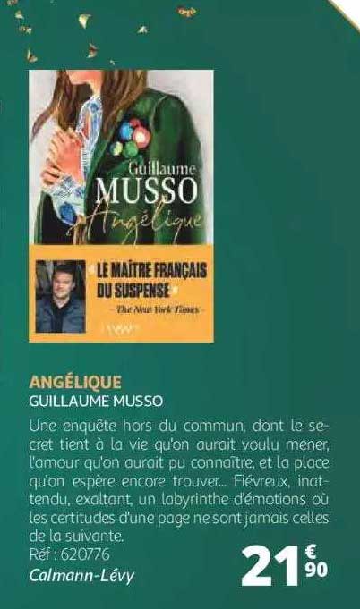 angélique - guillaume musso