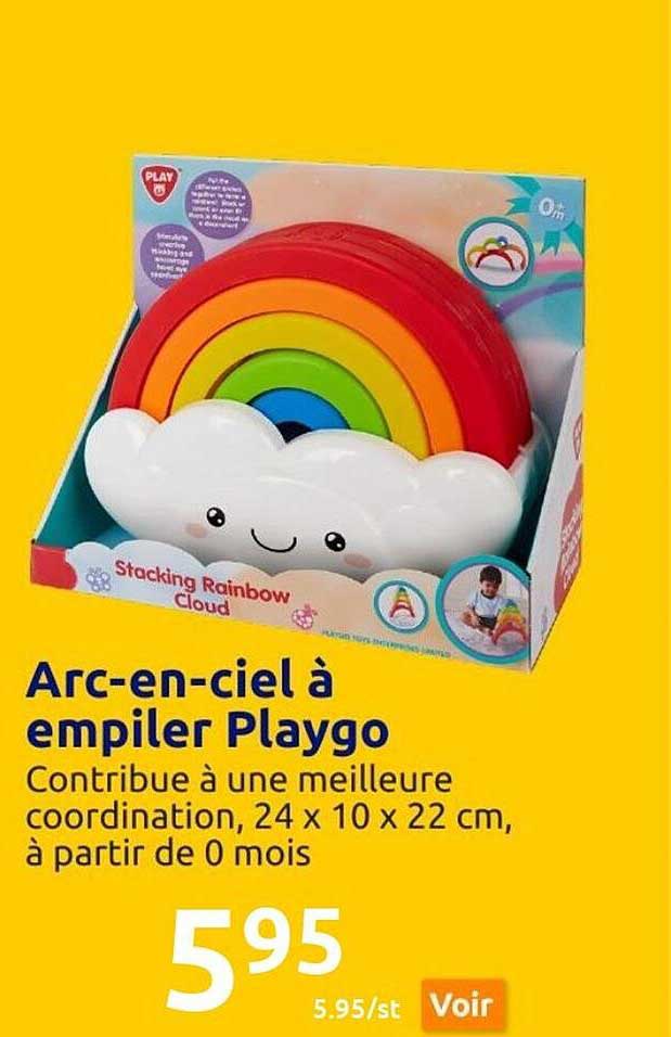 arc-en-ciel à empiler playgo