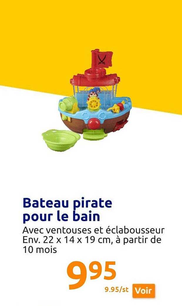 bateau pirate pour le bain