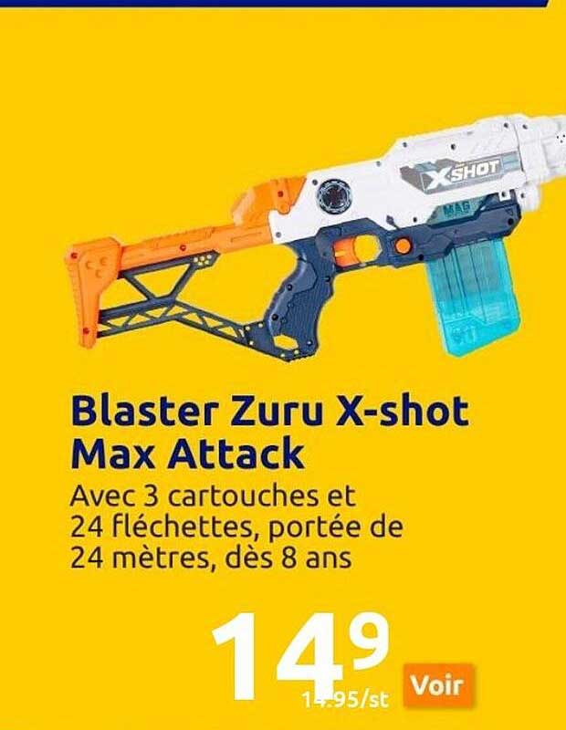 blaster zuru x-shot max attack