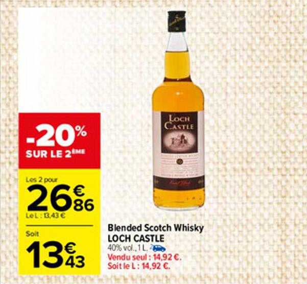 blended scotch whisky loch castle