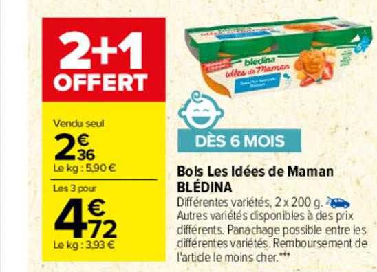 bols les idées de maman blédina