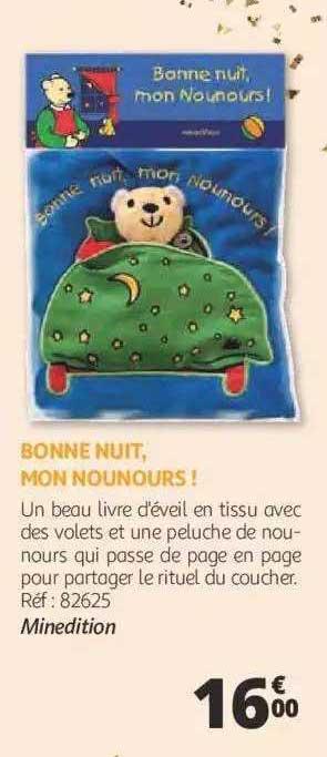 bonne nuit, mon nounours!