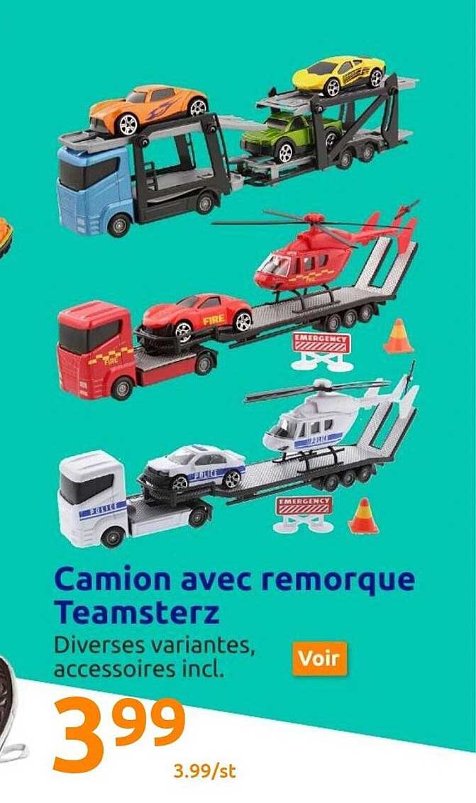 Camion Avec Remorque Teamsterz