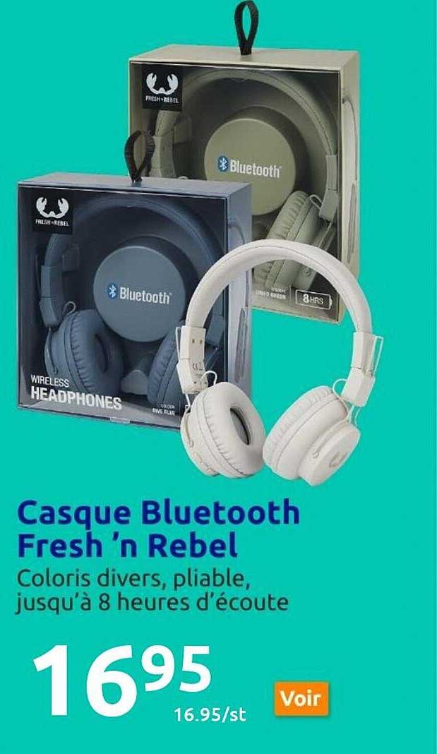 casque bluetooth fresh 'n rebel
