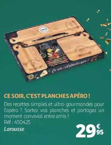 ce soir, c'est planches apéro!