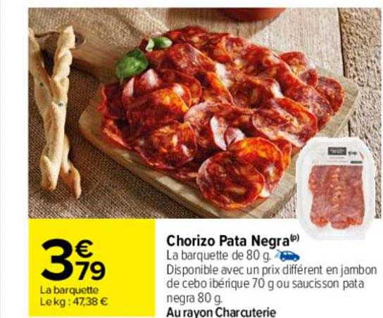 chorizo pata negra