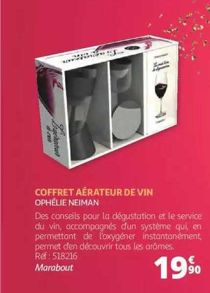 coffret aérateur de vin - ophélie neiman