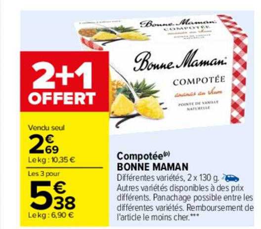 compotée bonne maman