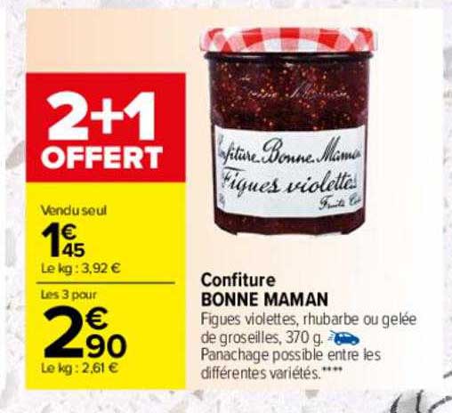 confiture bonne maman