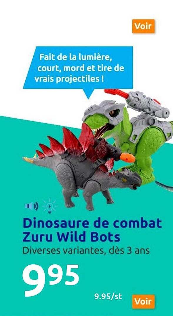 dinosaure de combat zuru wild bots
