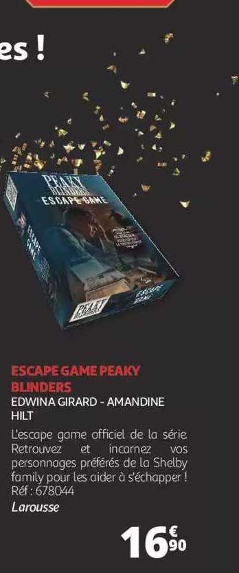 escape game peaky blinders - edwina girard - amandine hilt