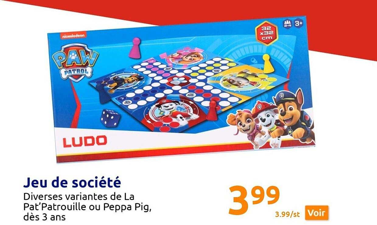 jeu de société paw patrol