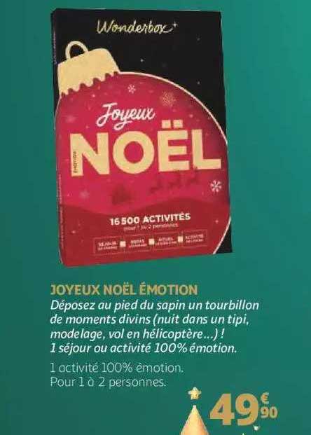 joyeux noël émotion wonderbox