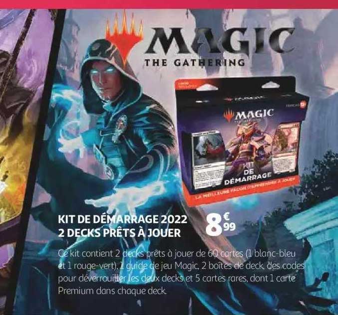 kit de démarrage 2022 2 decks prêts à jouer magic the gathering