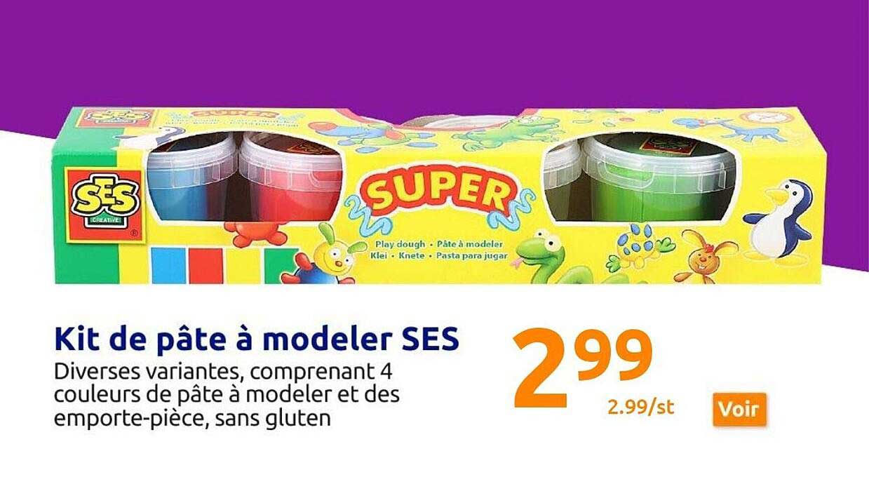 kit de pâte à modeler ses