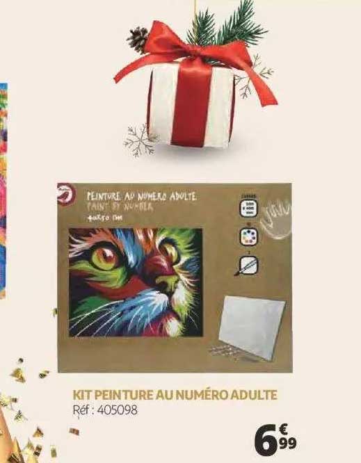 kit peinture au numéro adulte