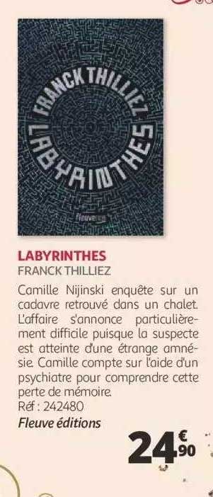 labyrinthes - franck thilliez