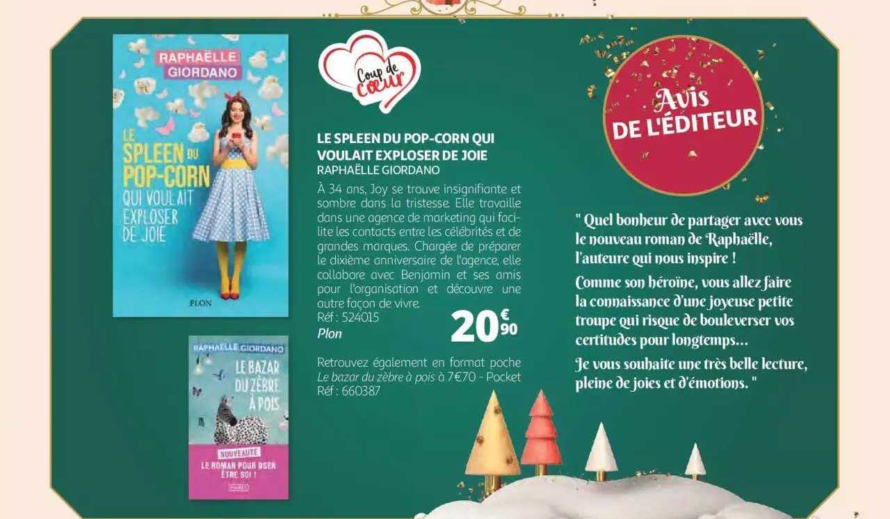 le spleen du pop-corn qui voulait exploser de joie - raphaëlle giordano