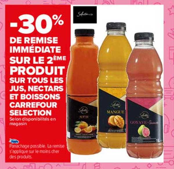 Les Jus, Nectars Et Boissons Carrefour Sélection