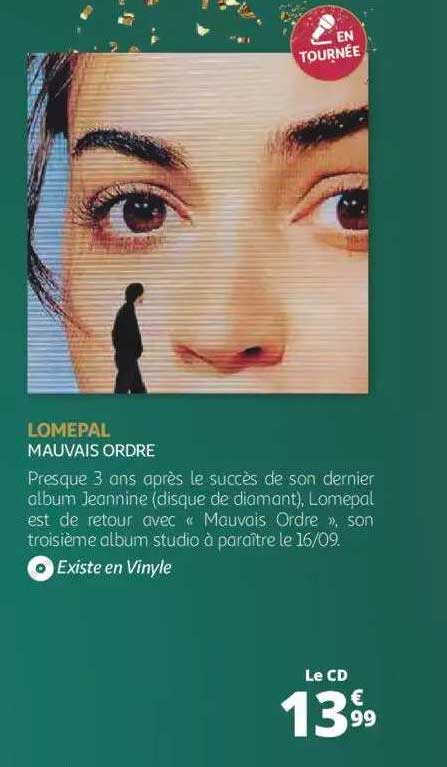 lomepal - mauvais ordre