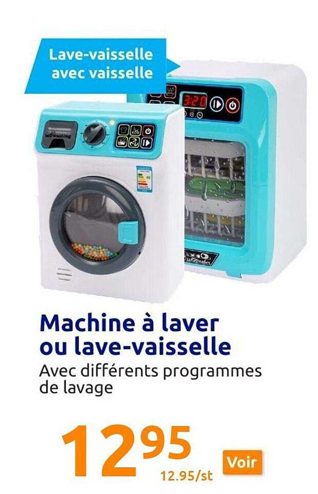 machine à laver ou lave-vaisselle