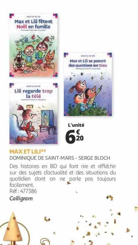 max et lili - dominique de saint-mars - serge bloch