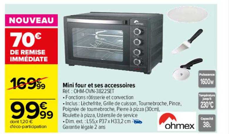 mini four et ses accessoires ohmex