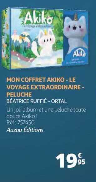 mon coffret akiko-le voyage extraordinaire - pleuche - béatrice ruffié - ortal