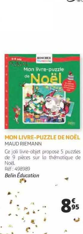 mon livre - puzzle de noël - maud riemann