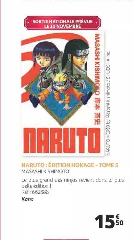 naruto : édition hokage - tome 5 - masashi kishimoto