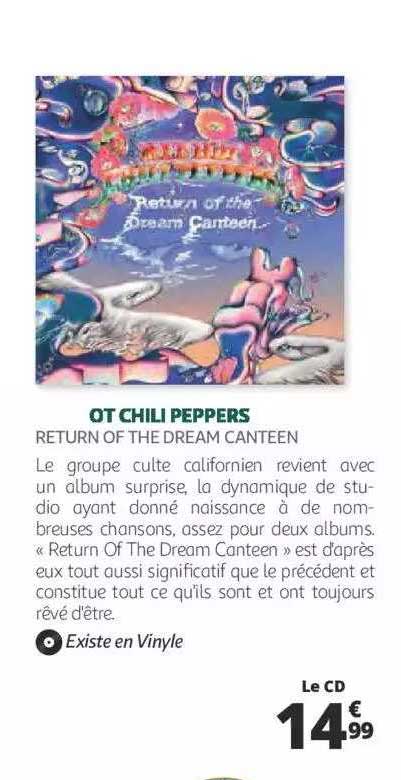 ot chili peppers - return of the dream canteen
