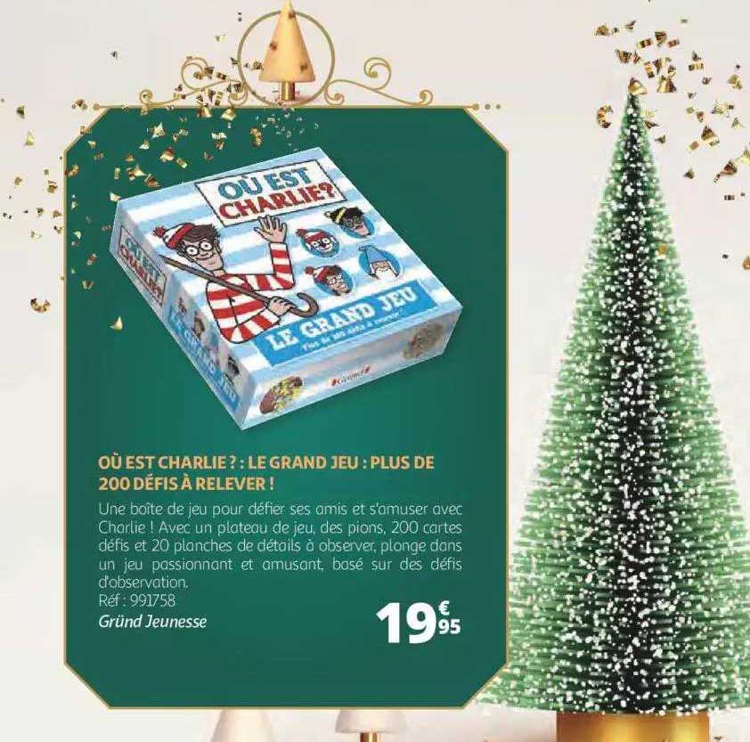 où est charlie? : le grand jeu : plus de 200 défis à relever!