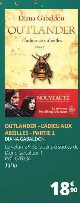 outlander - l'adieu aux abeilles - partie 1  - diana gabaldon