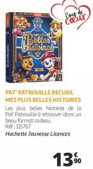 pat'patrouille recueil mes plus belle histoires