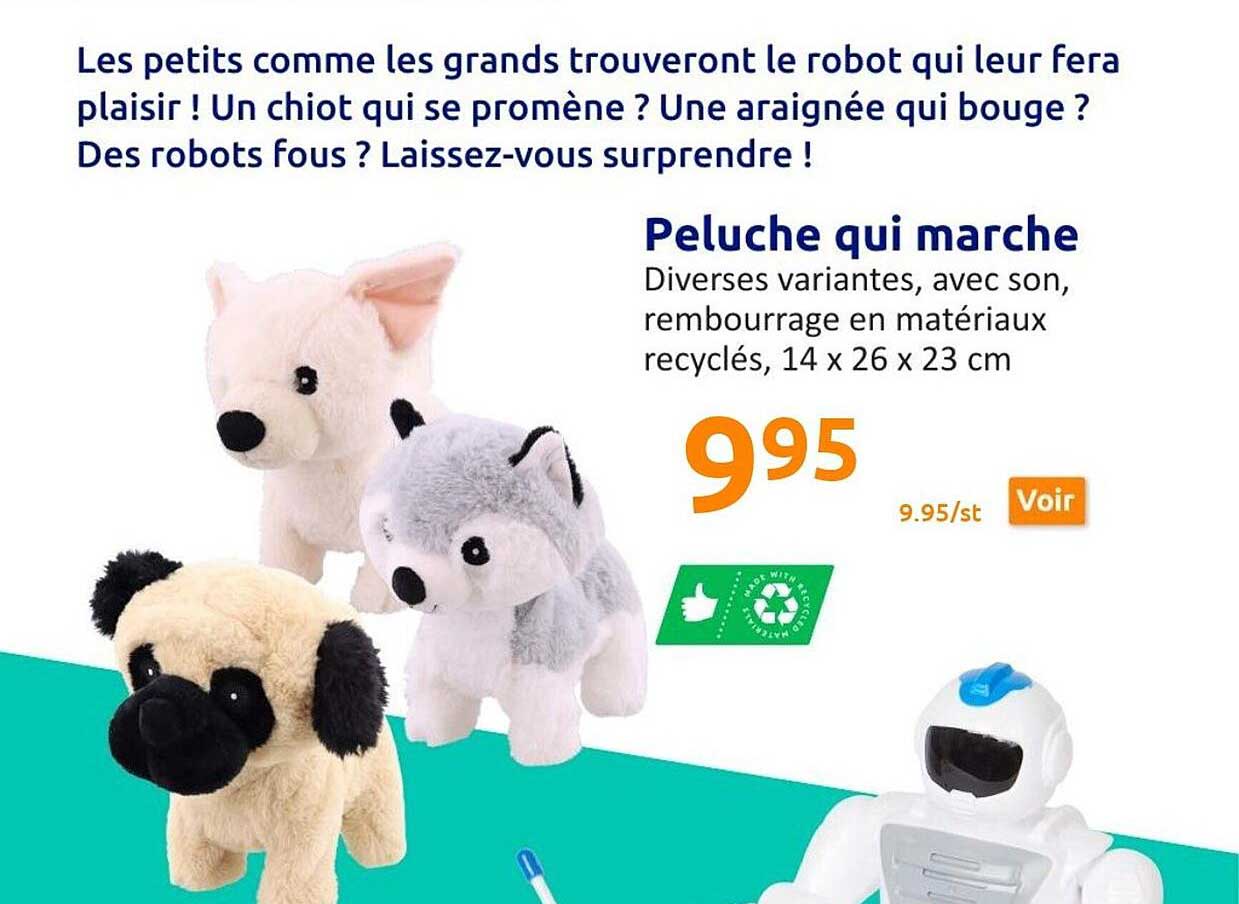 peluche qui marche