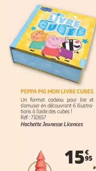 peppa pig mon livre cubes