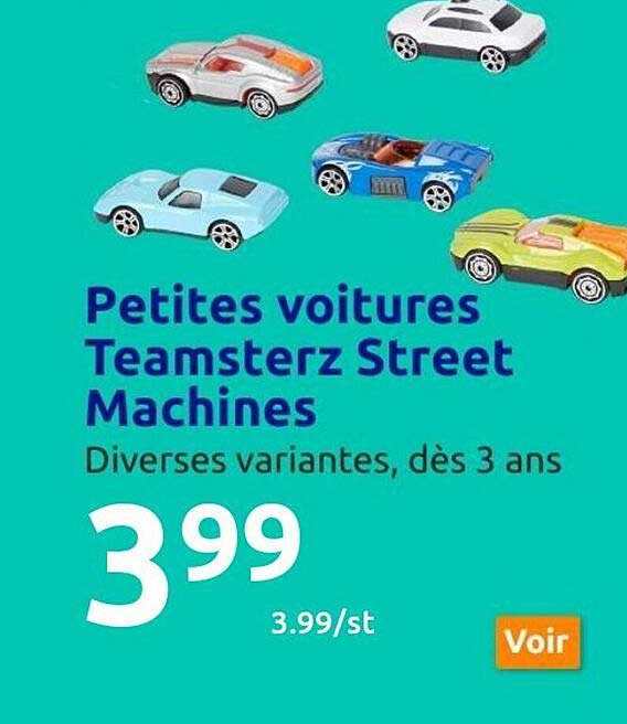petites voitures teamsterz street machines