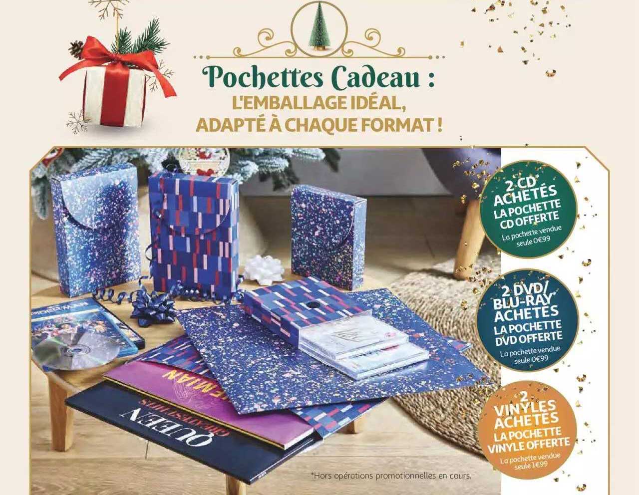 pochettes cadeau : l'emballage idéal, adapté à chaque format!