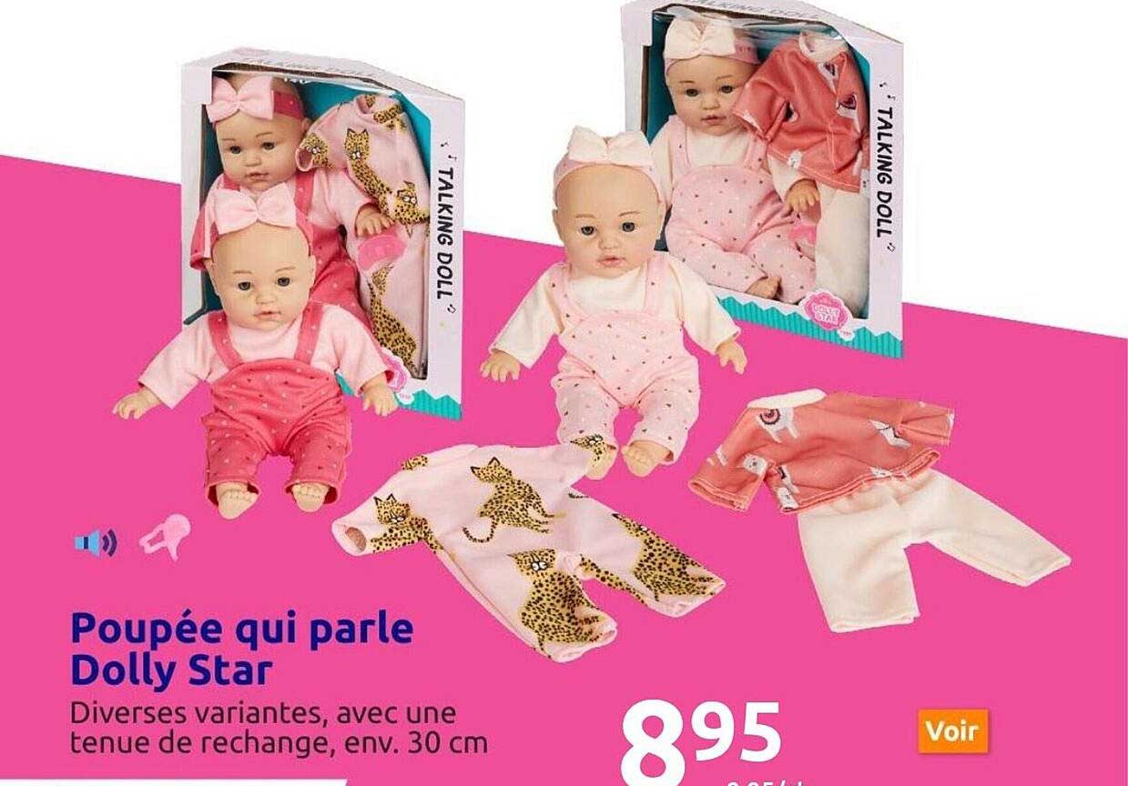 poupée qui parle dolly star