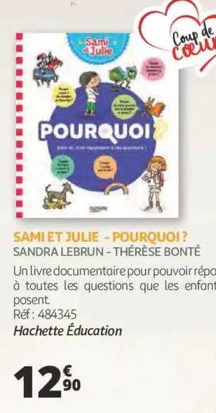 sami et julie - pourquoi? - hachette éducation